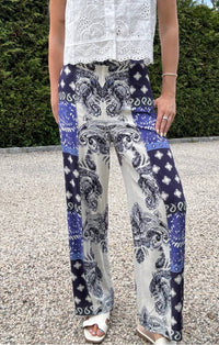 Central Park West - Allie Paisley Patch Pants