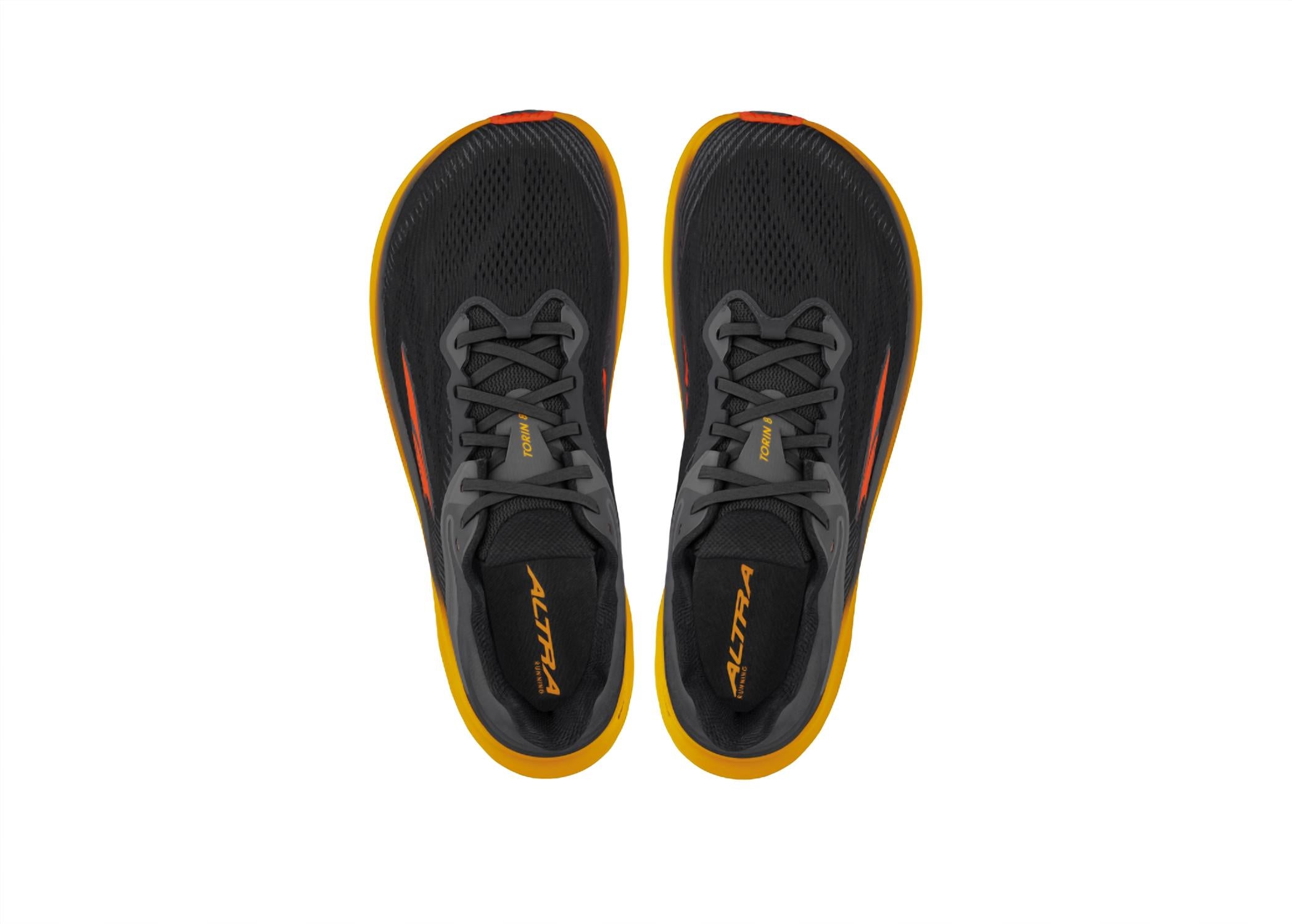 ALTRA Men's Torin 8 Running Shoes in black orange - men's shoe - view 4