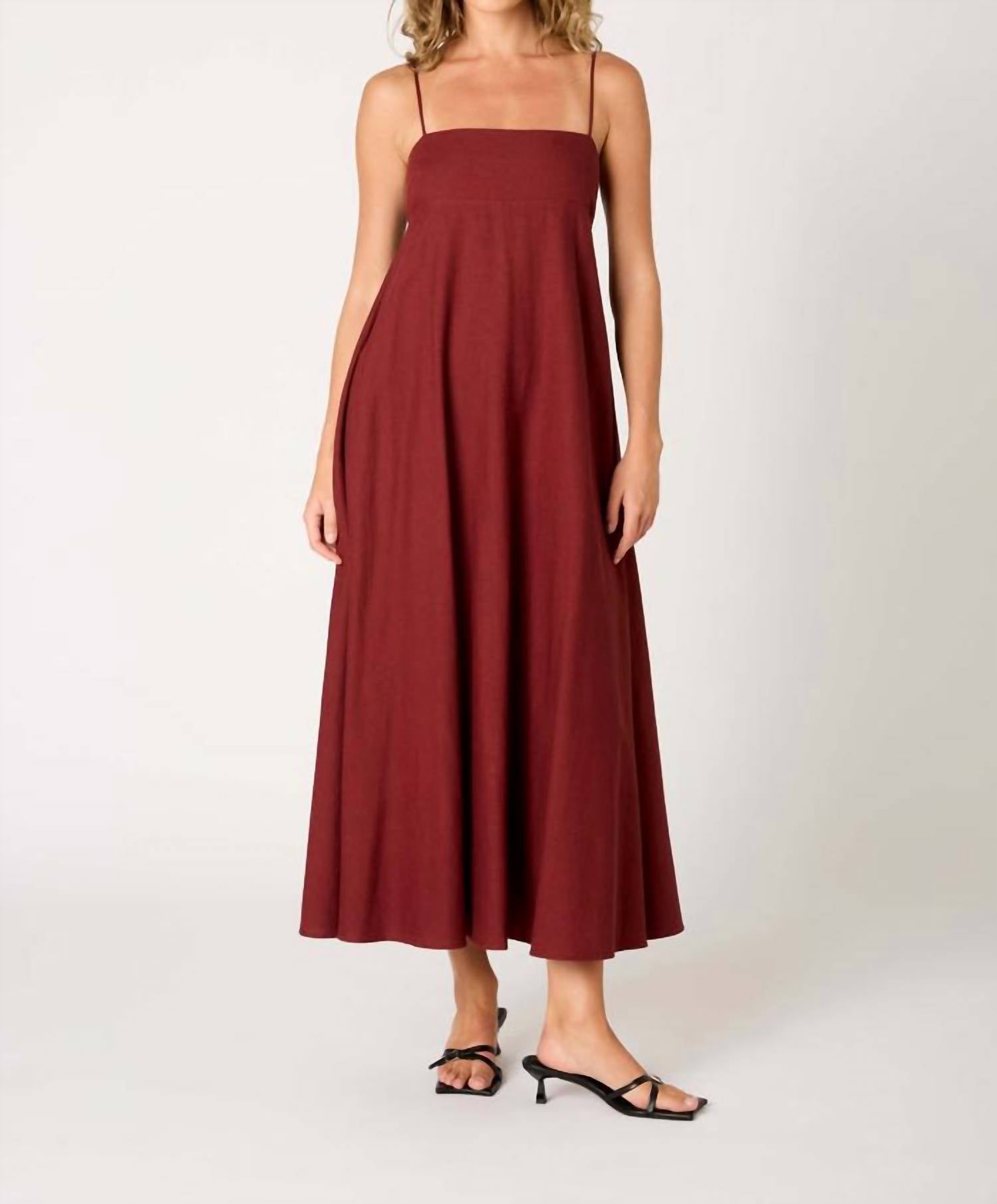 Nia - Clove Maxi Dress
