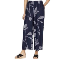 Olivia By Habitat - Flax Floral Cropped Linen Pants