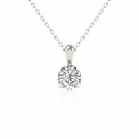Diana M Jewels - 3.00 Cts Lab Diamond Solitaire Pendant