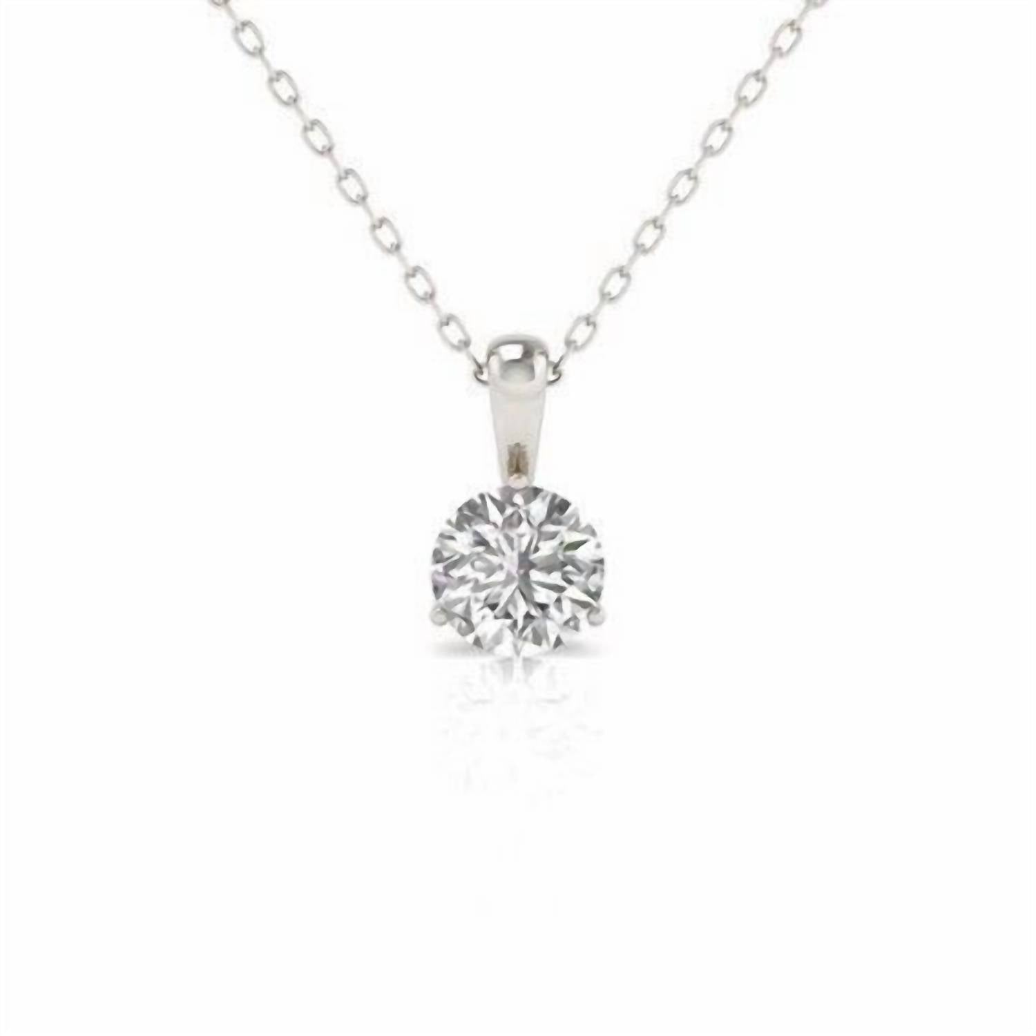 Diana M Jewels - 3.00 Cts Lab Diamond Solitaire Pendant