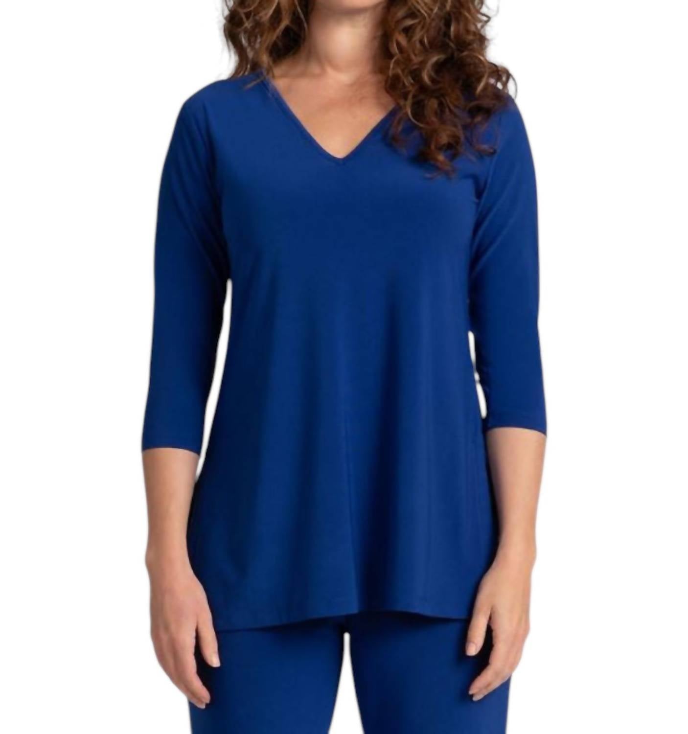 Sympli - Nu Ideal V-neck Tunic Top