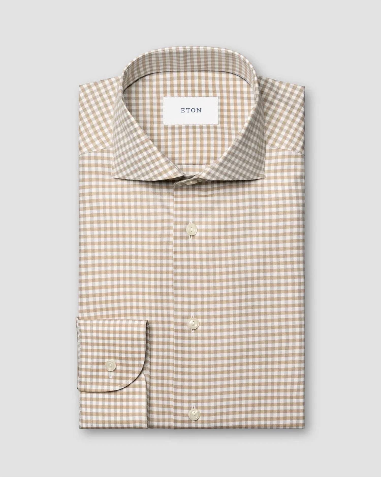 Eton - Men's Check Signature Oxford Shirt