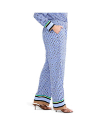 Nic + Zoe - Mosaic Trim Lenox Wide Leg Pant