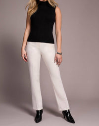 Tribal - Textured Sleeveless Mock Neck Top