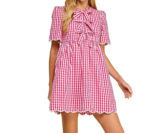 Tcec - The Emma Plaid Mini Dress