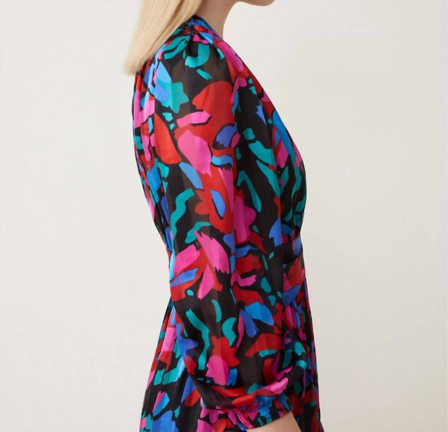 Suncoo - Petals Print Cara Dress