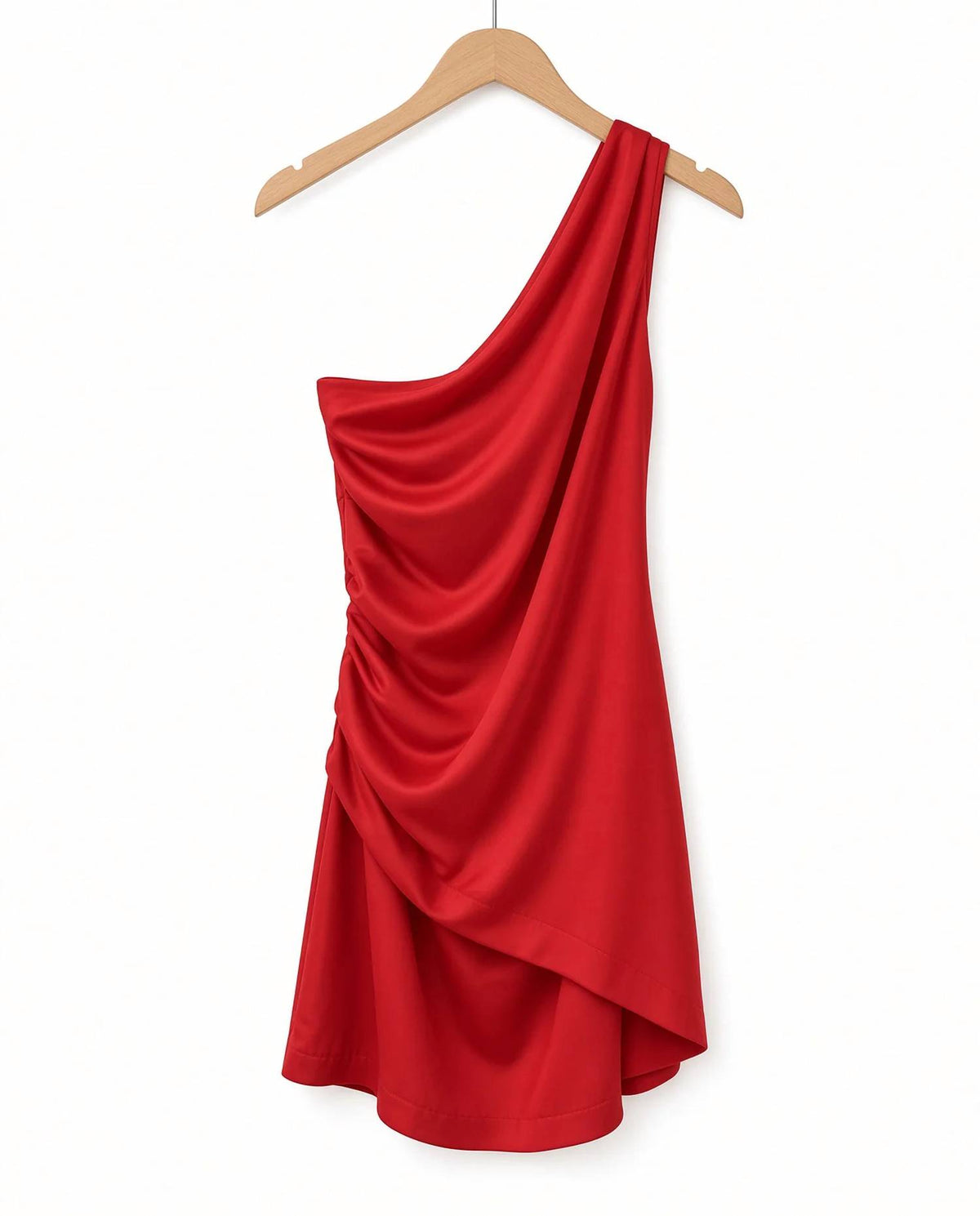 Glam - Women's One Shoulder Asymmetrical Dress