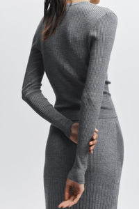 Saint Art - Braylon Rib Cardigan Sweater