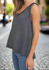 Project Social T - Roll With It Split Back Tank Top