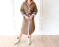 Caryn Lawn - Dani Button-front Dress