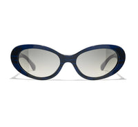 Chanel - Oval Non Polarized Sunglasses 5515 - 166971