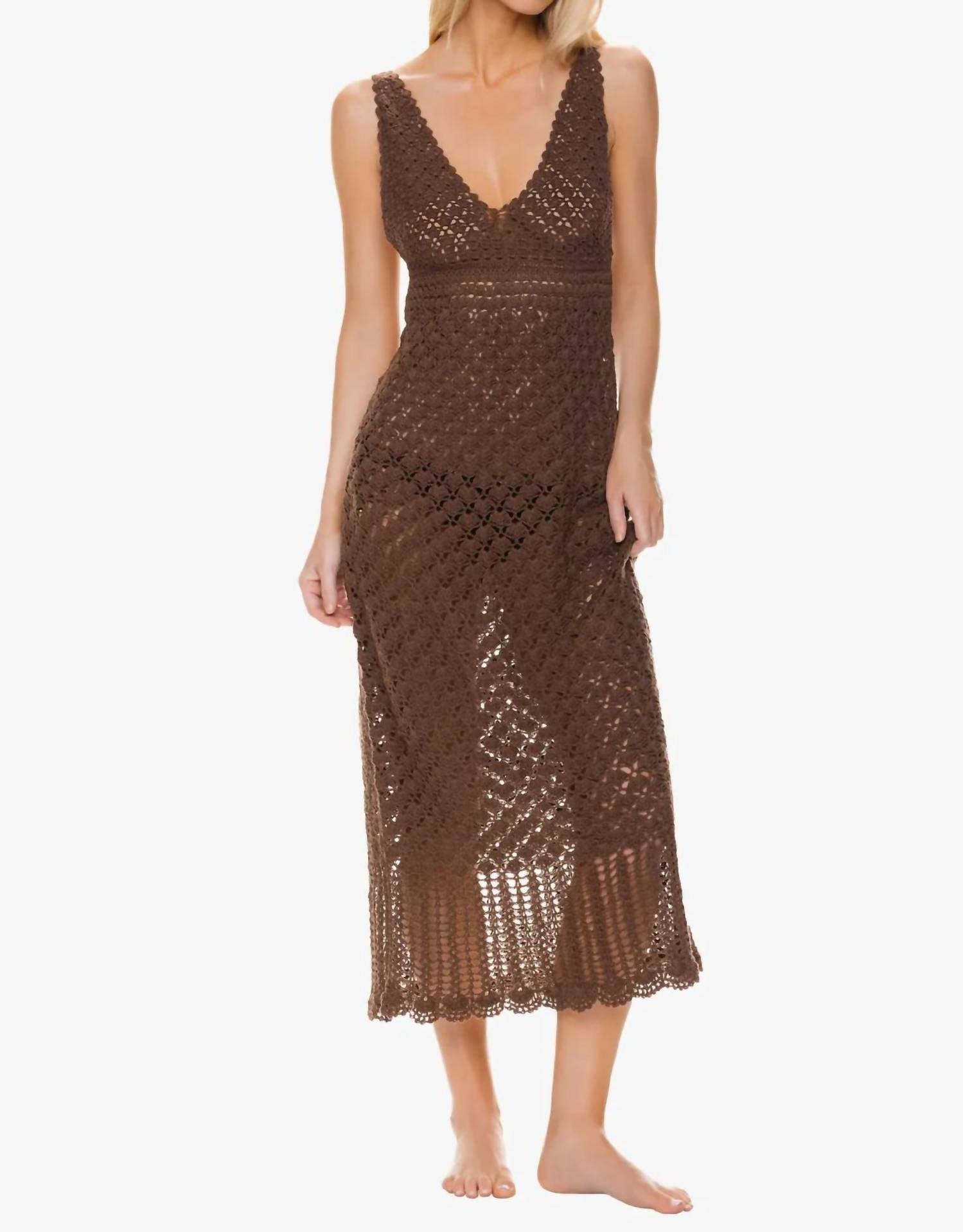 Helen Jon - Claudia Crochet Midi Dress