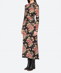 Sea - Cornelia Print Long Sleeve Midi Dress