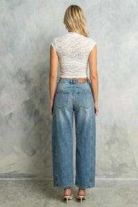 Artemis Vintage - High Rise Relaxed Barrel Jeans