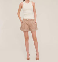 Marissa Webb - Women's Bailey Pleated Chino Short