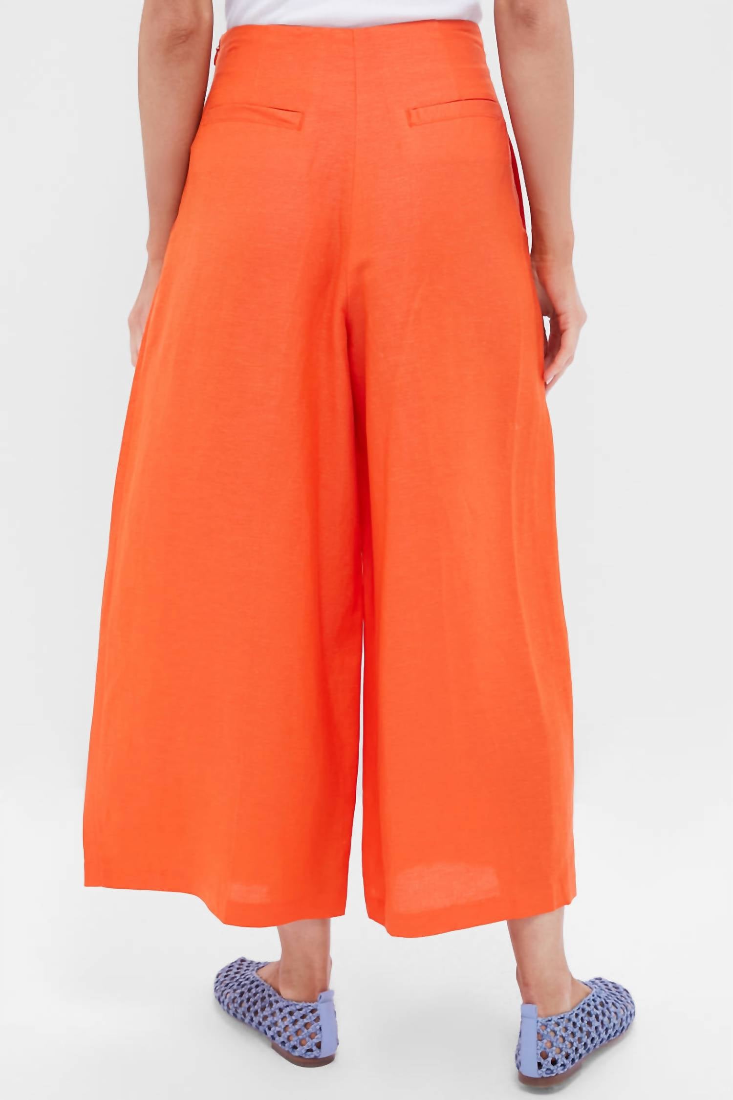 Hunter Bell - Cunningham High-rise Wide Leg Pants