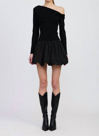 En Saison Romilla Mini Dress in black - women's dress