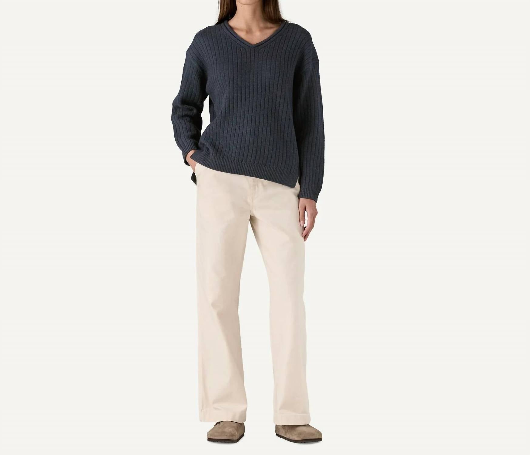 Patagonia - Recycled Wool-blend V-neck Sweater