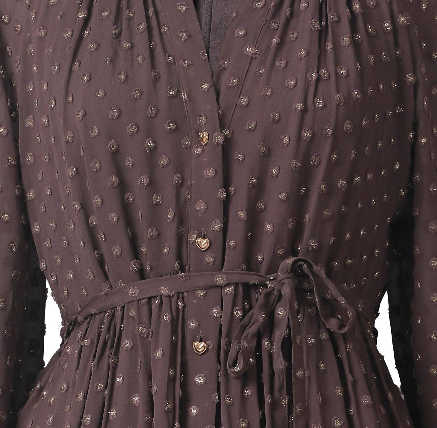 Emily Lovelock - Women's Lucy Lurex Dobby Dress