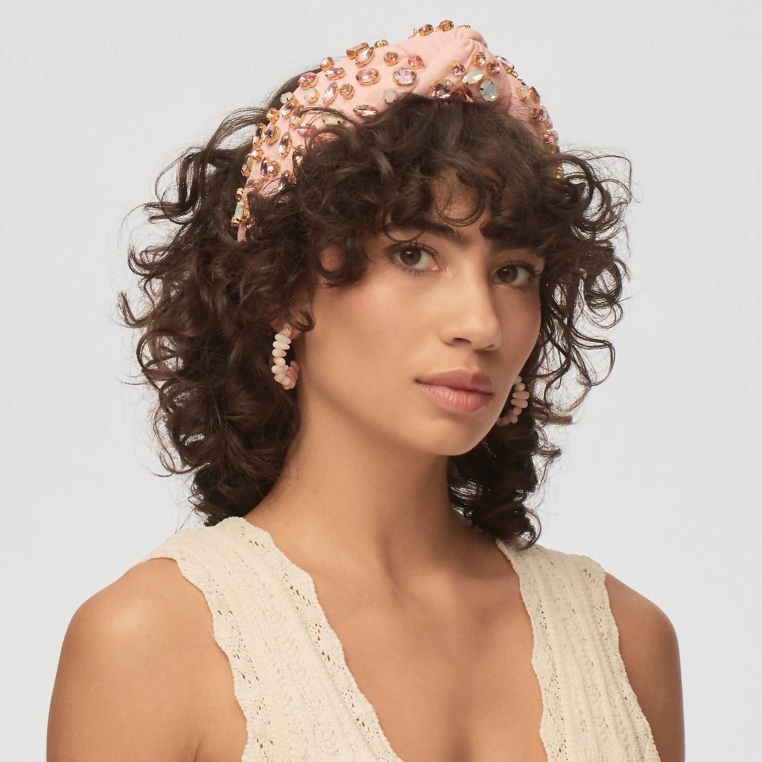 Lele Sadoughi - Women's Candy Beaded Hoop Earrings
