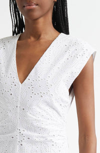 Veronica Beard Aven Dress in white 1 - women's dress - view 4