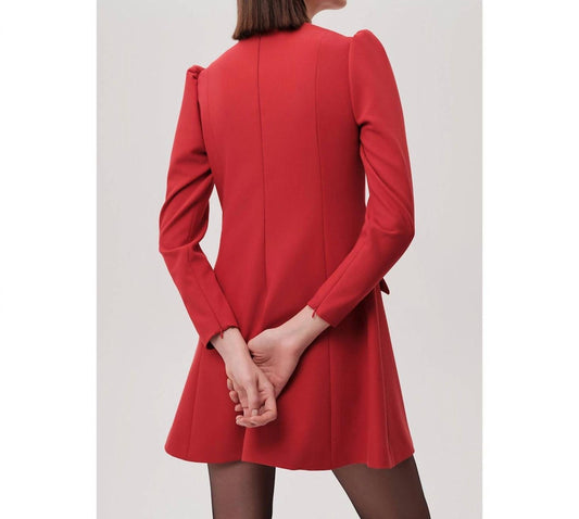 Exquise - Trend V-neck Mini Dress