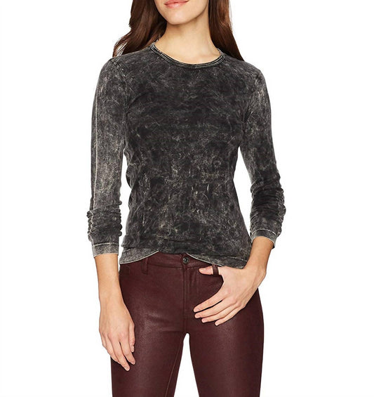 Heritage Knit Rocker Crew Mid Shirt