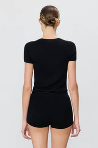 Eterne - Ribbed Stitch Cashmere Bloomer Shorts