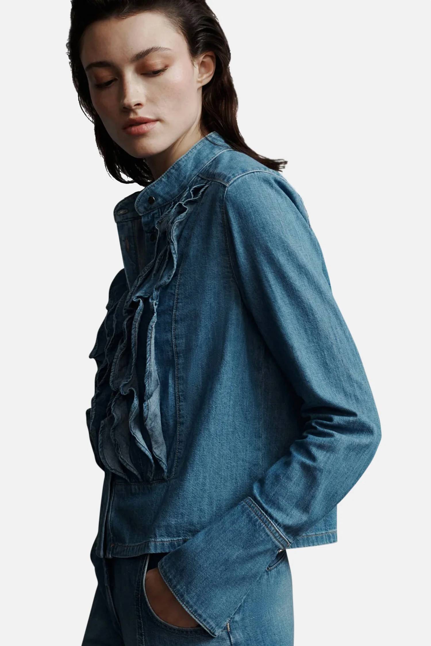 Twp - Denim Patti Top