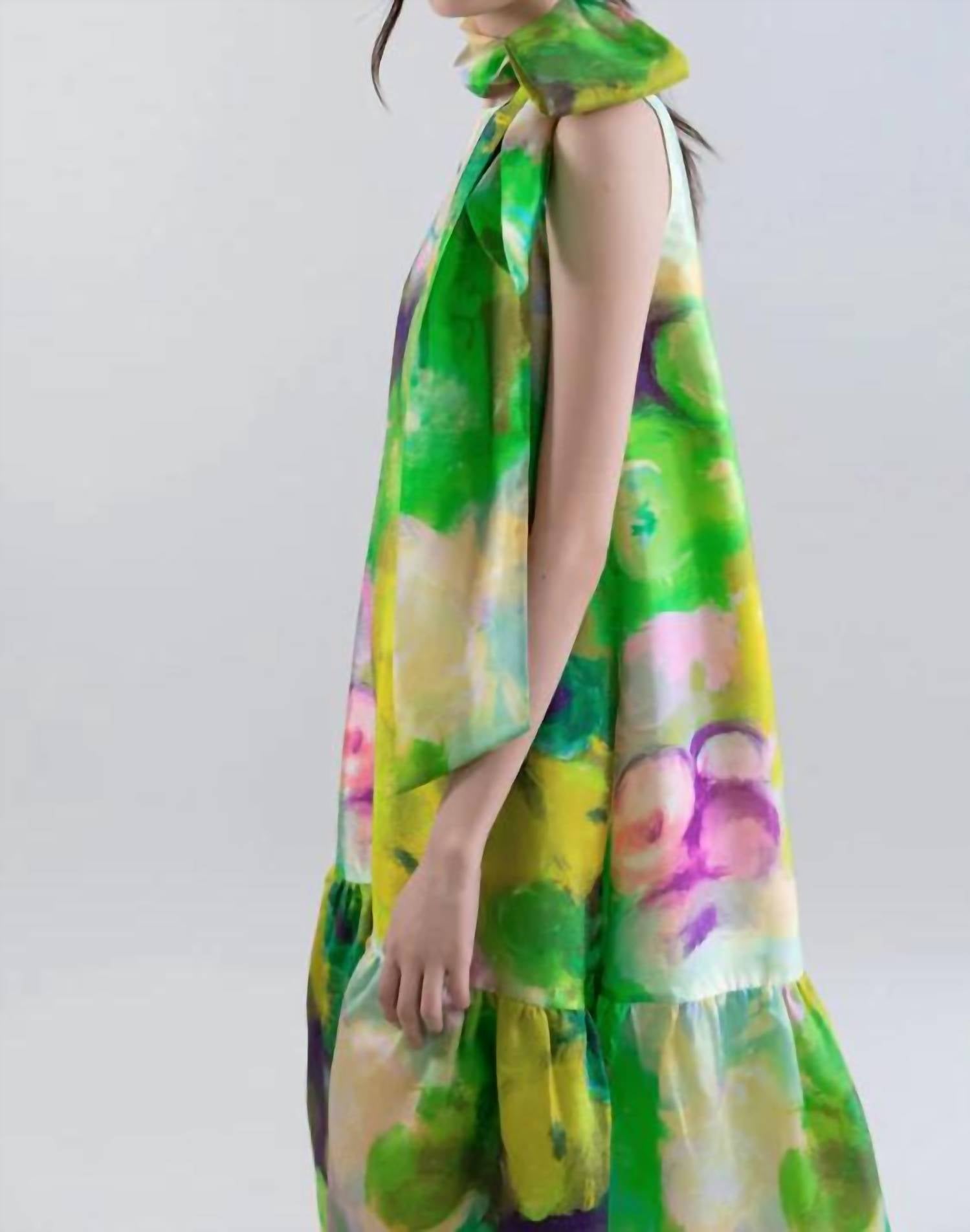Psophia - Bloomlight Printed Sleeveless Dress
