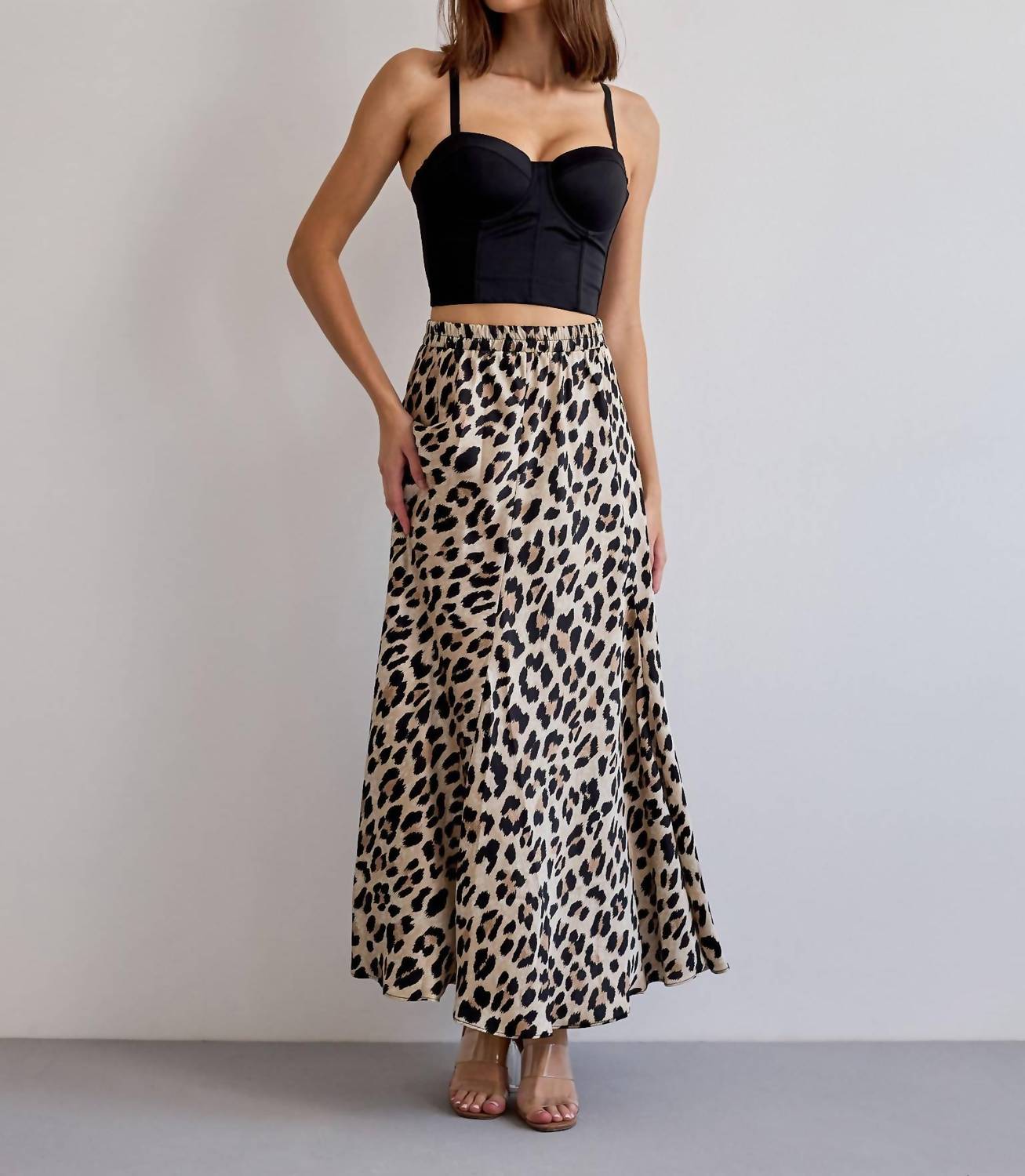Choklate Paris - Valentine Print Satin Skirt