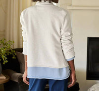 Frank & Eileen - Mini Belfast Crop Fleece Peacoat