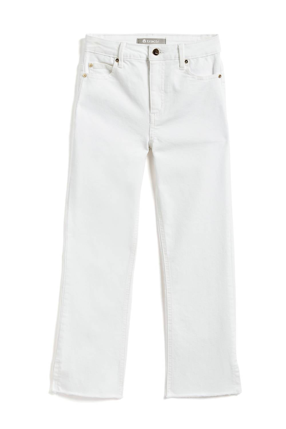 Tractr - High Rise Crop Flare Jeans