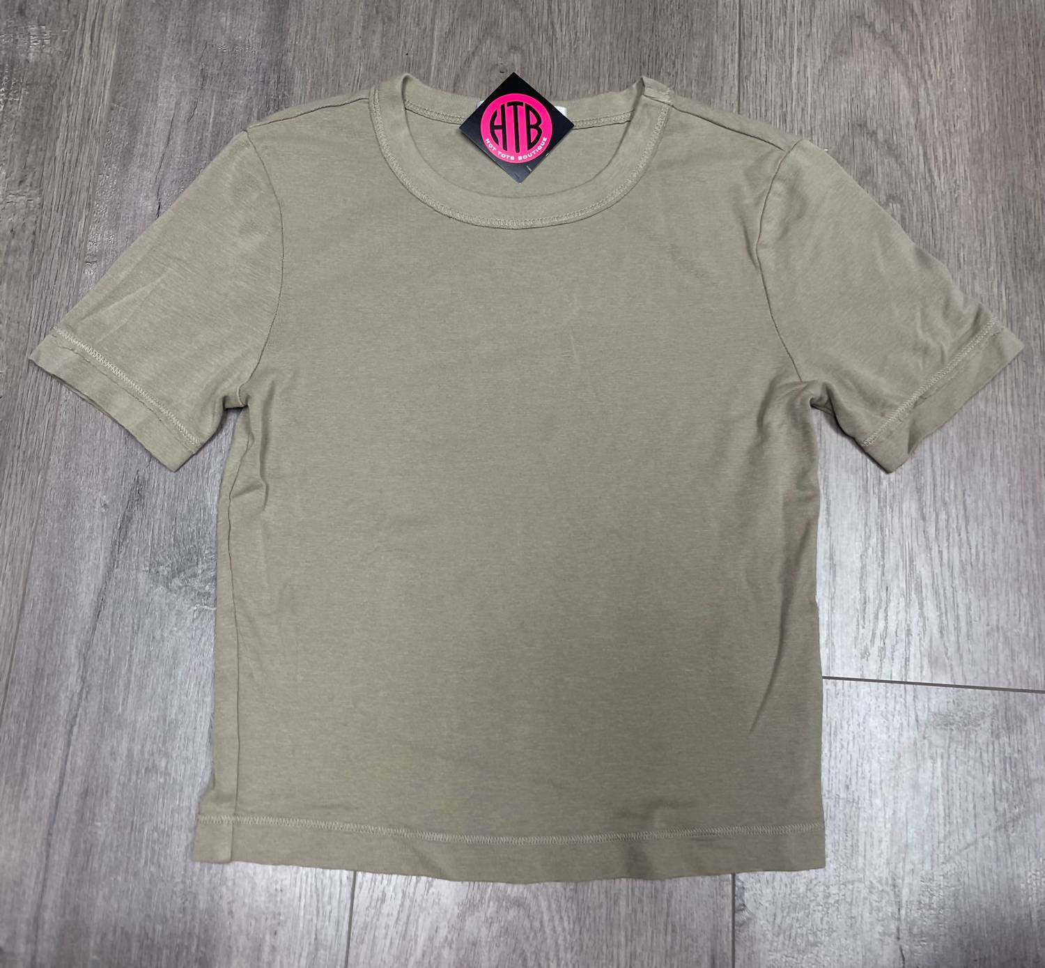 Crown Jewel - Women's Luxx Cropped Crew Neck Short Sleeve Tee