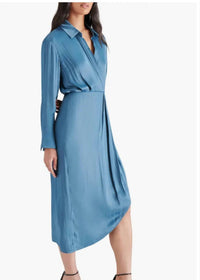 STEVE MADDEN Martina Dress in ocean blue 1 - women's dress - alternate view