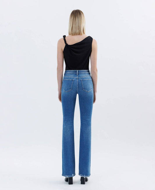 Flying Monkey - High Rise Full Length Bootcut Jeans