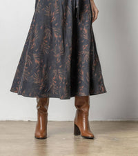 Lilla P - Long Belted Midi Skirt