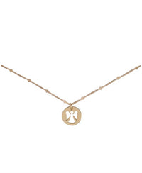 COCO + CARMEN Women's Guardian Angel Necklace in gold - women's jewelry