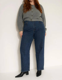 Callahan Cropped Cardigan in gray - women's cardigan