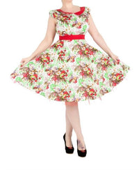 Orchid Bloom - Spring Blossom Swing Dress