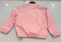 Lulu Bebe Girl's Ana Top in ballet - kids' sweater - detail view