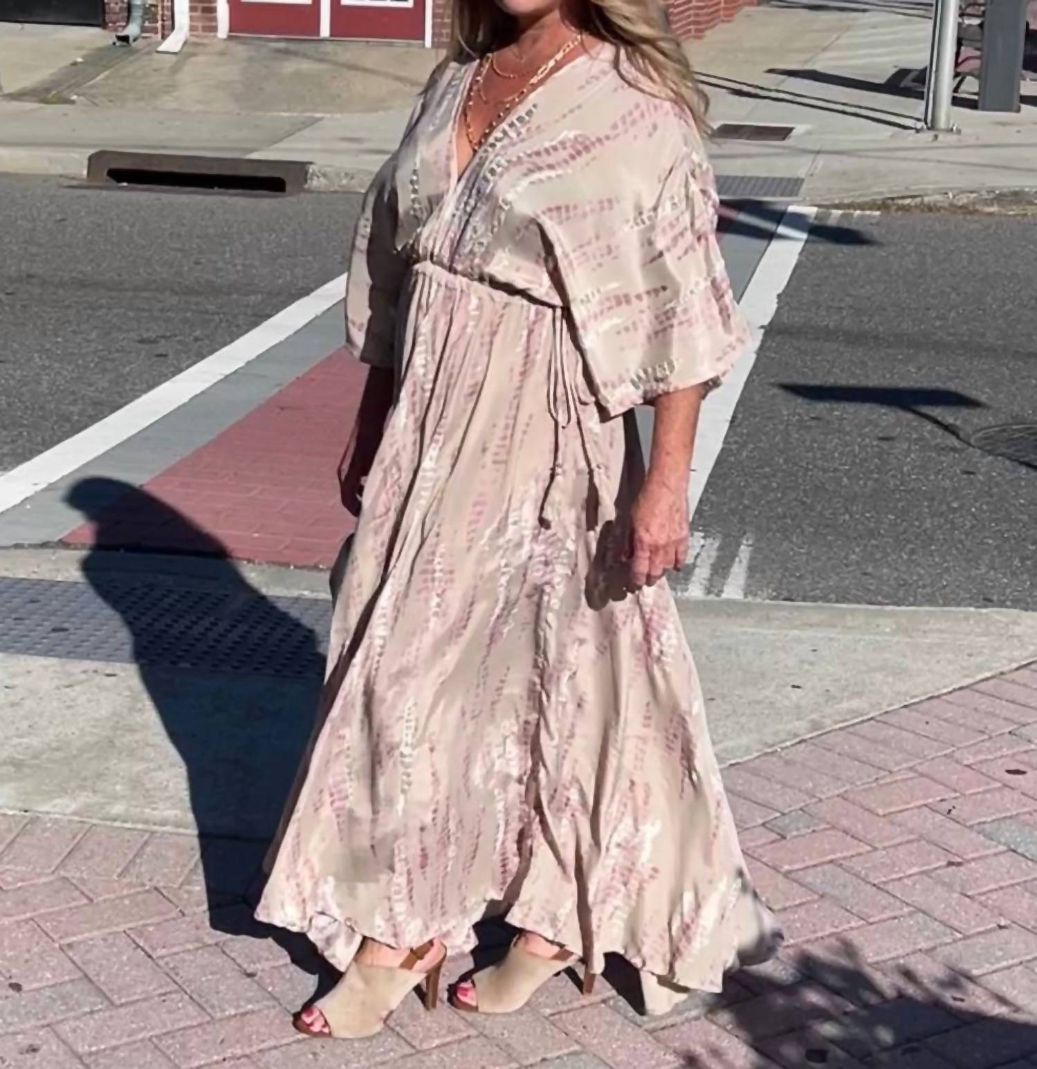 Paani - Kimono Sleeve Maxi Dress