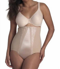Miraclesuit Lovely In Lace Hi-waist Brief in lace hi waist brief in nude - women's intimate - detail view