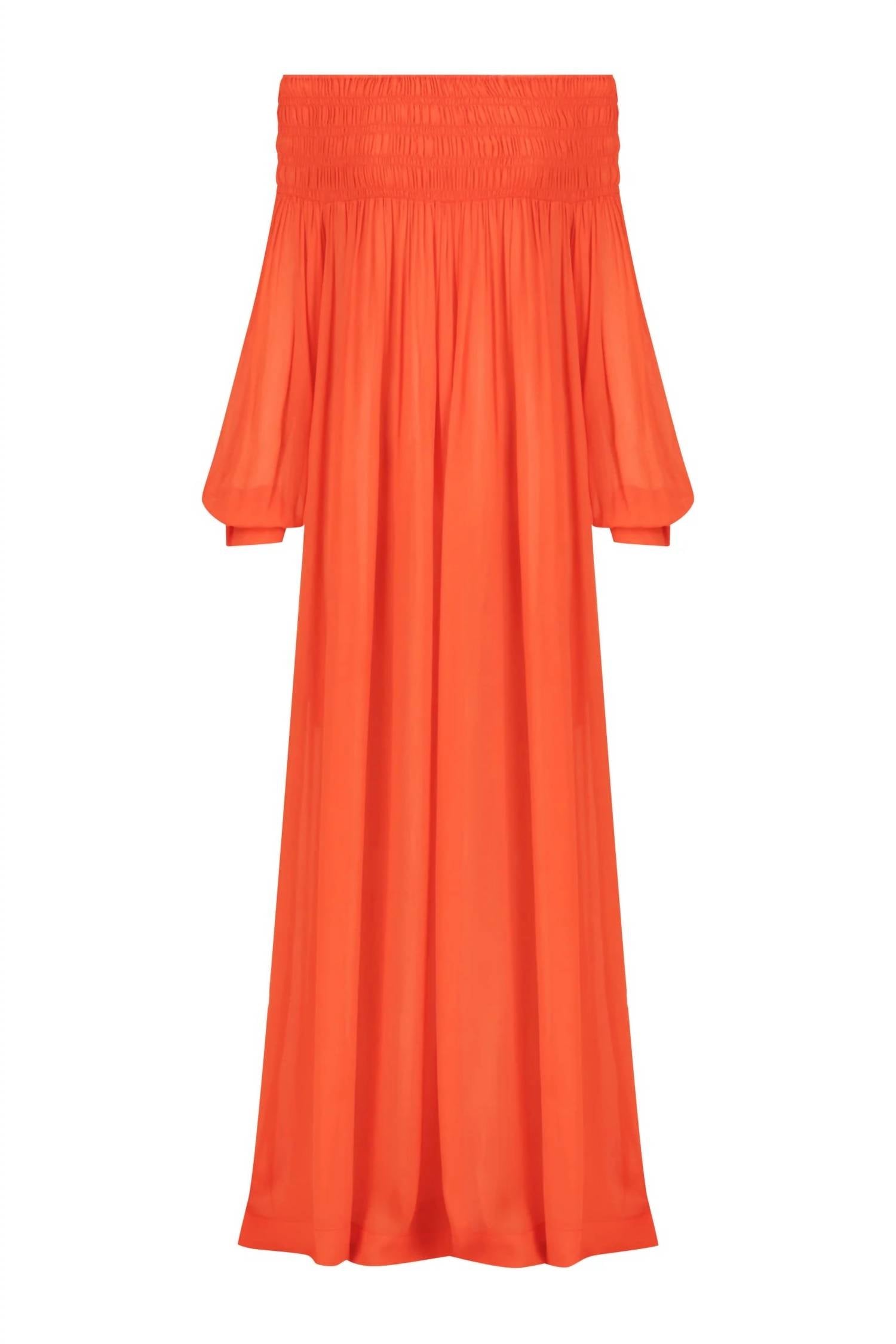 S/W/F - Off Shoulder Maxi Dress