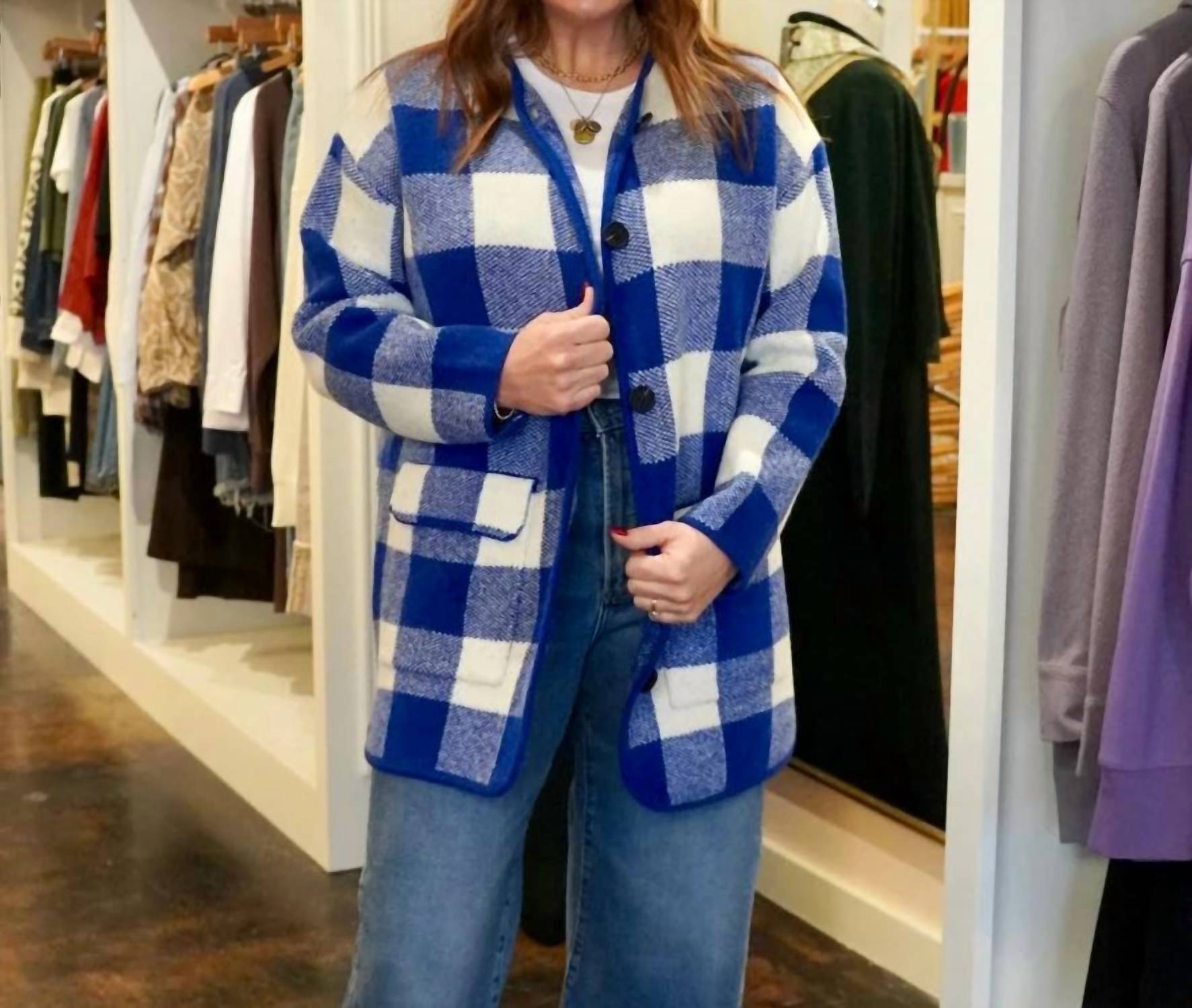John + Jenn - Jones Button Up Long Sleeve Jacket