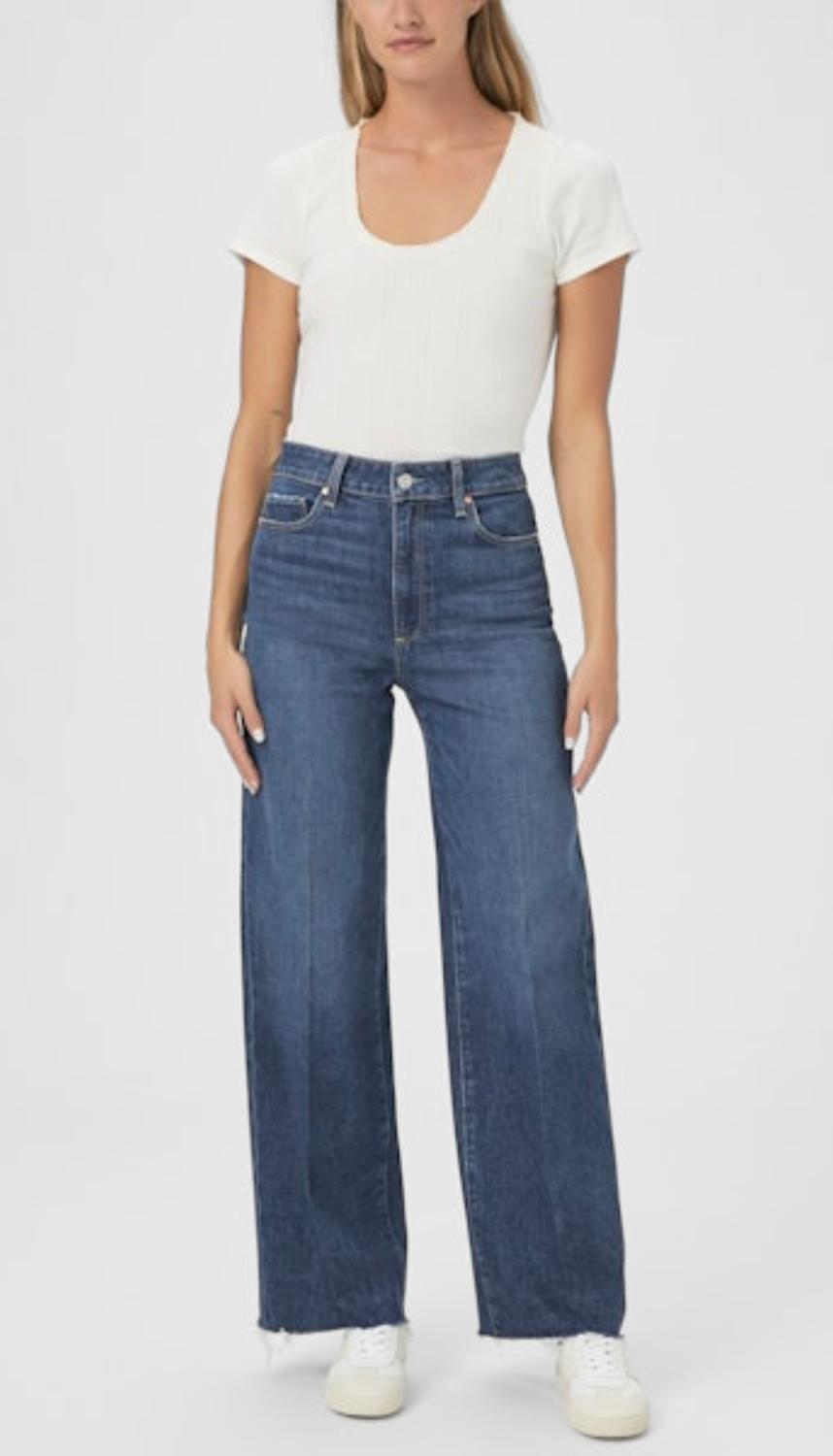 Paige Women's Anessa With Raw Hem Jean in ancient - women's jeans - alternate view