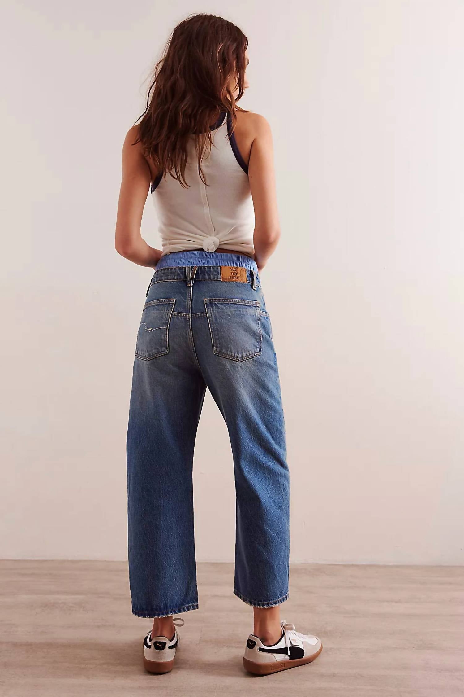 Free People - Deep Trance Dropped Boyfriend Jeans
