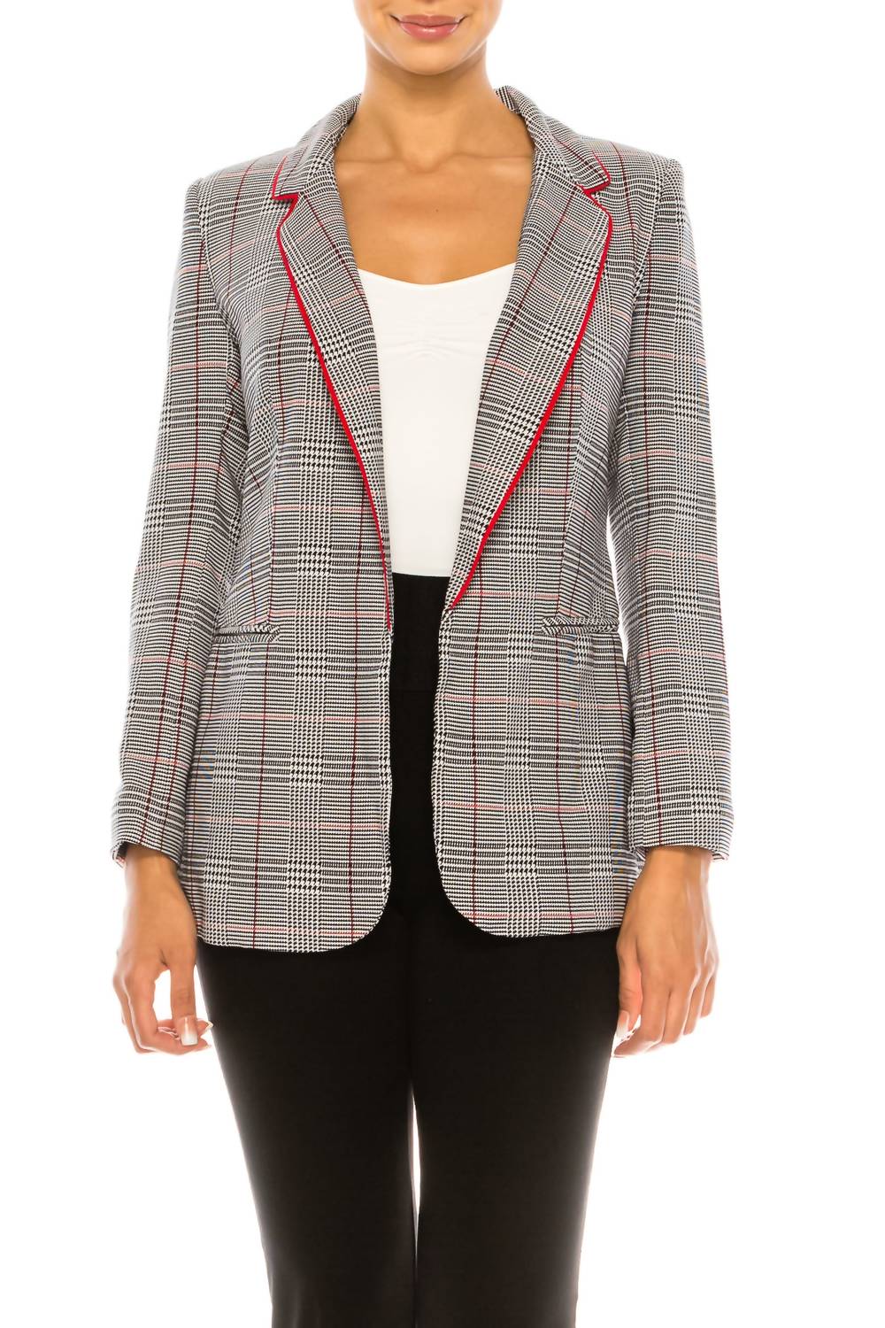 Peter Nygard - Houndstooth Print Blazer
